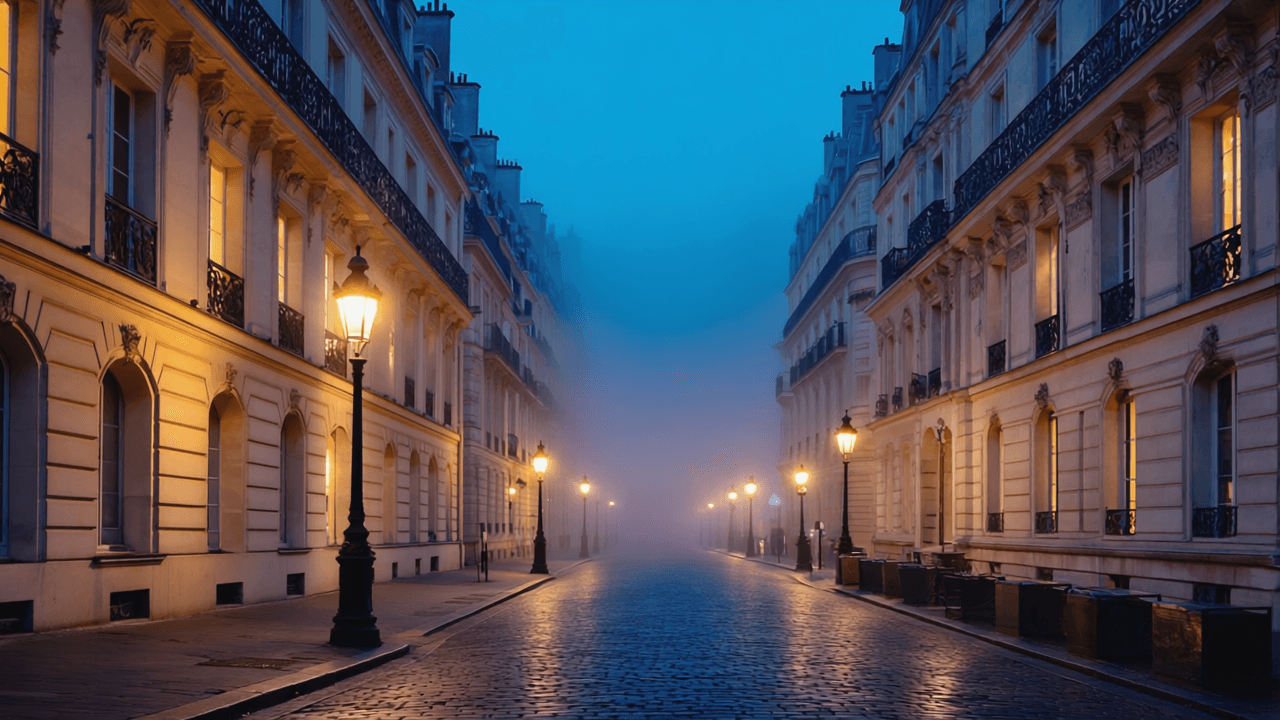 Architecture parisienne de nuit